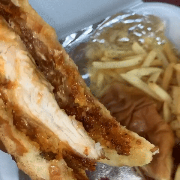 Tasty's Chicken Sandwich combo, fries